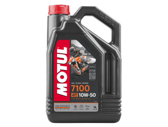 Масло моторное полусинт motul 7100 ester 4-такт 10w-50 sp ma-2, 4л