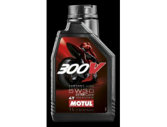 Масло моторное синтетическое "300v 4t factory line road racing 5w-30", 1л