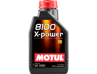 Масло моторное синт motul 8100 x-power 10w-60 sp a3/b4, 1л