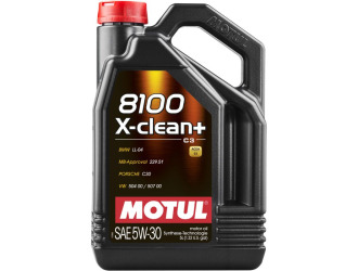 Масло моторное синт motul 8100 x-clean+ 5w-30 c3, 5л