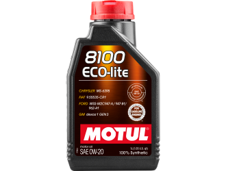Масло моторное синт motul 8100 eco-lite 0w-20 sp, 1л