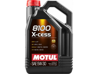 Масло моторное синт motul 8100 x-cess 5w-30 sl a3/b4, 5л
