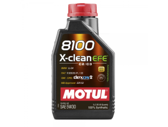Масло моторное синт motul 8100 x-clean efe 5w-30 sn c2/c3, 1л