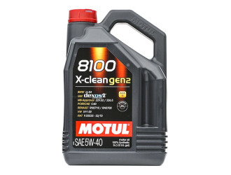 Масло моторное синт motul 8100 x-clean gen2 5w-40 sp c3, 5л
