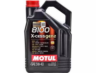 Масло моторное синт motul 8100 x-cess gen2 5w-40 sp a3/b4, 4л