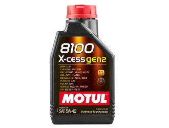 Масло моторное синт motul 8100 x-cess gen2 5w-40 sp a3/b4, 1л