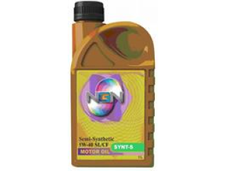 Масло моторное полусинтетическое "synt s 5w-40", 1л