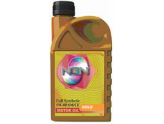 Масло моторное синтетическое "gold 5w-40", 1л