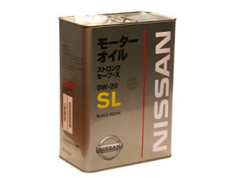 Масло моторное полусинтетическое "strong save-x 0w-20", 4л