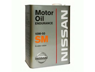 Масло моторное синтетическое "endurance 10w-50", 4л