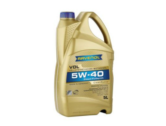 Масло моторное синтетическое "vdl 5w-40", 5л