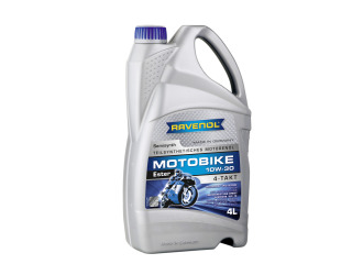Масло моторное полусинтетическое "motobike 4-t ester 10w-30", 4л