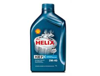 Масло моторное полусинтетическое "helix hx7 5w-40", 1л