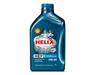 Масло моторное полусинтетическое "helix hx7 5w-40", 1л
