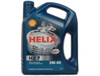 Масло моторное полусинтетическое "helix hx7 5w-40", 4л