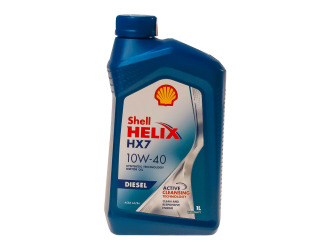 Масло моторное shell helix diesel hx7 10w-40 cf, 1л