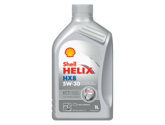 Масло моторное shell helix ect hx8 5w-30 sn c3, 1л