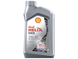 Масло моторное shell helix hx8 5w-40 sn/cf a3/b4, 1л