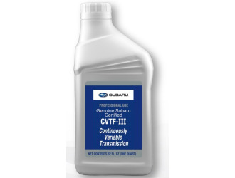 Масло трансмиссионное subaru cvtf-iii, 0,946л