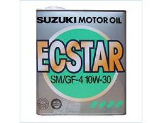 Масло моторное синтетическое "ecstar sm 10w-30", 3л