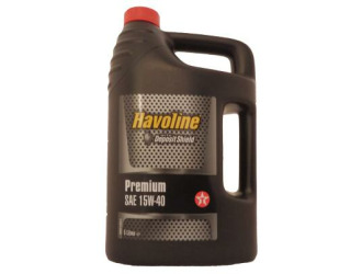 Масло моторное минеральное "havoline premium 15w-40", 5л