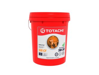Полусинтетическое моторное масло totachi dento eco gasoline semi-synthetic api sn/cf 5w-30 18л пласт.ведро