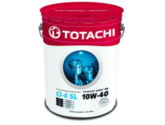 Масла моторные totachi niro hd semi-synthetic api ci-4 / sl 10w-40 19л