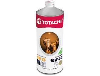 Полусинтетическое моторное масло totachi eco gasoline sn/cf 10w-40 1л