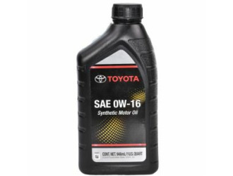 Масло моторное toyota 0w-16 sp, 0,946л
