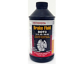 Жидкость тормозная toyota brake fluid dot-3, 0,354л
