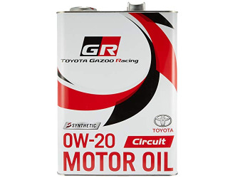Масло моторное toyota gazoo racing circuit 0w-20, 4л