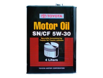 Масло моторное toyota 5w-30 sn/cf, 4л