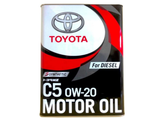 Масло моторное toyota 0w-20 c5, 4 л