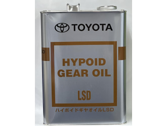 Масло трансмиссионное toyota hypoid lsd 85w-90/gl-5, 4л