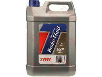 Жидкость тормозная dot 4, "brake fluid", 5л