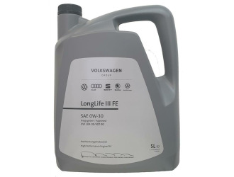 Масло моторное vag longlife-iii fe 0w-30, 5л