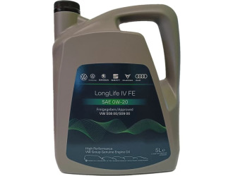 Масло моторное vag longlife-iv fe 0w-20, 5л